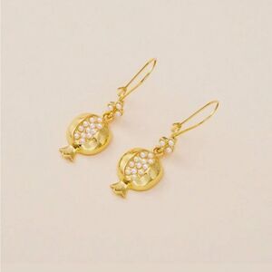 Vintage pomegranate earrings N597